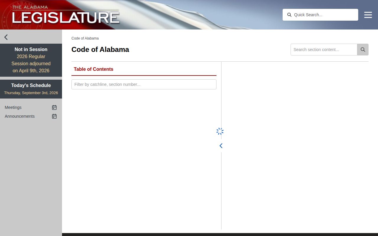 Alabama public records inspection statute